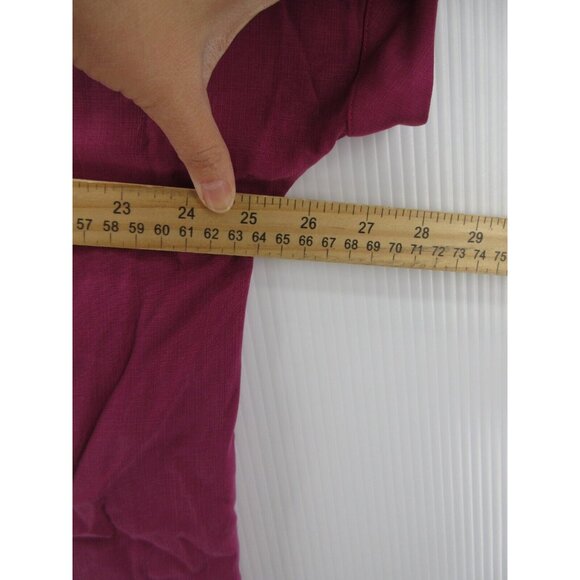 Soft Surroundings Magenta Button Down Shirt - Picture 5 of 11